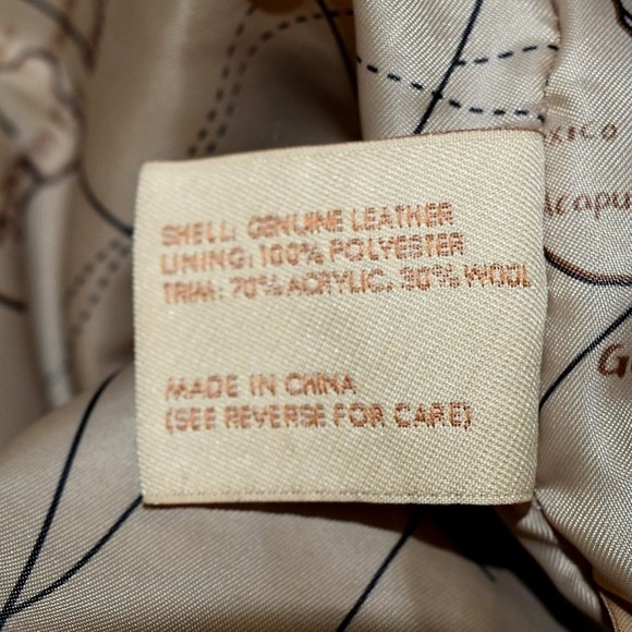 Jos. A. Bank Brown Leather Full Zip Jacket Size XXL - Picture 9 of 11